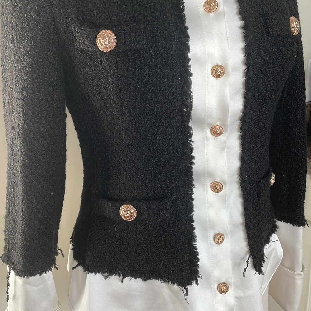 jacket/shirt (one piece ) perfect for an evening out or work place - Picture 2 of 5